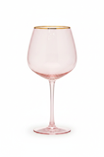 Load image into Gallery viewer, Bibi Pink Wine Glass