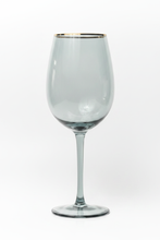 Load image into Gallery viewer, Bibi Teal Wine Glass