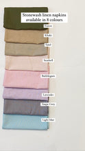Load image into Gallery viewer, STONEWASH LINEN NAPKINS