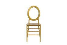 Load image into Gallery viewer, O back gold chiavari chair