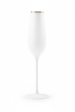 Load image into Gallery viewer, Bibi White Champagne Flute
