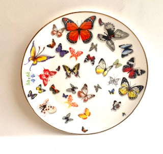 Dinner plate Butterfly Tale
