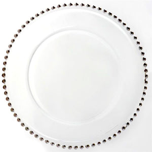 BELMONT GLASS CHARGER PLATES