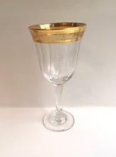 Load image into Gallery viewer, Valencia gold rimmed glassware
